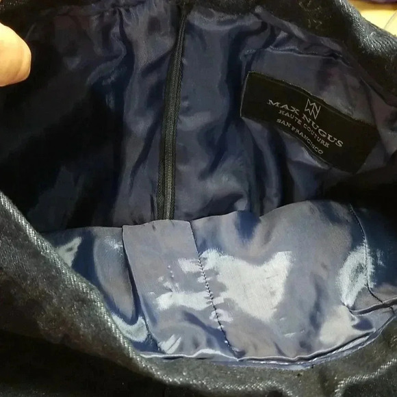 {Max Nugus} Vintage 90s Haute Couture Dark Wash Jeans - Picture 12 of 12